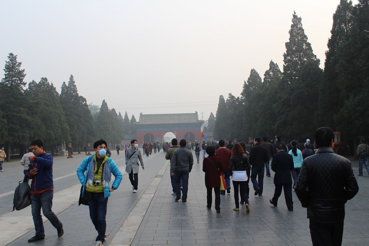 @天壇①

ここが最後の観光になりました。
天壇は明朝から清朝にかけて、皇...