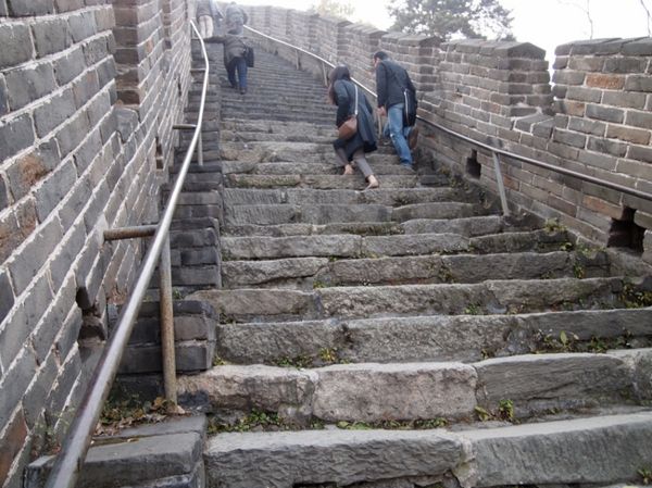 中国・北京「2013：APCC@Beijing, Tianjin」の写真：@幕田峪長城⑦

完全に足がすくむ角度に...