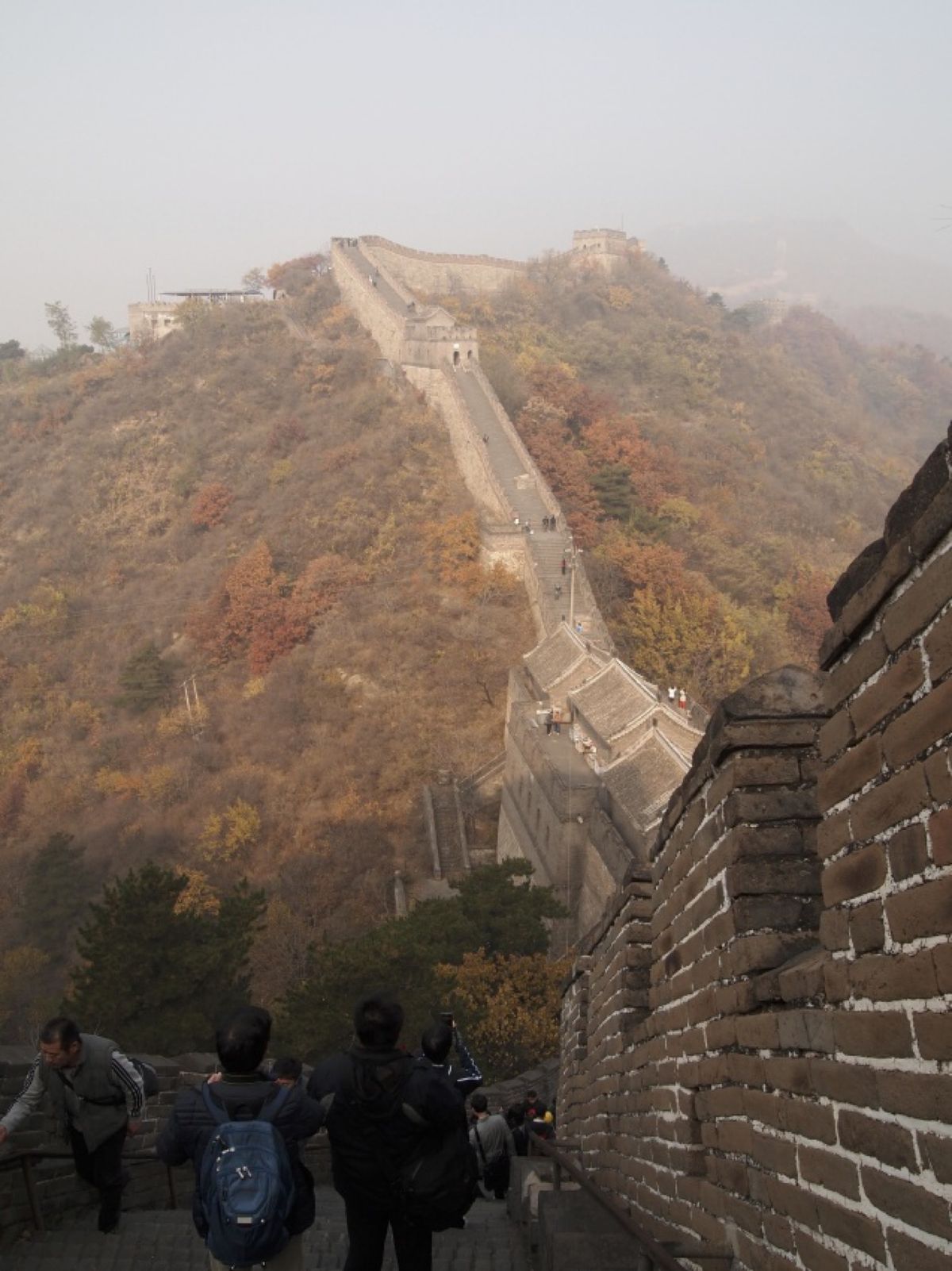 @幕田峪長城⑧

頑張って登った先にはキレイな万里の長城の姿が‼️