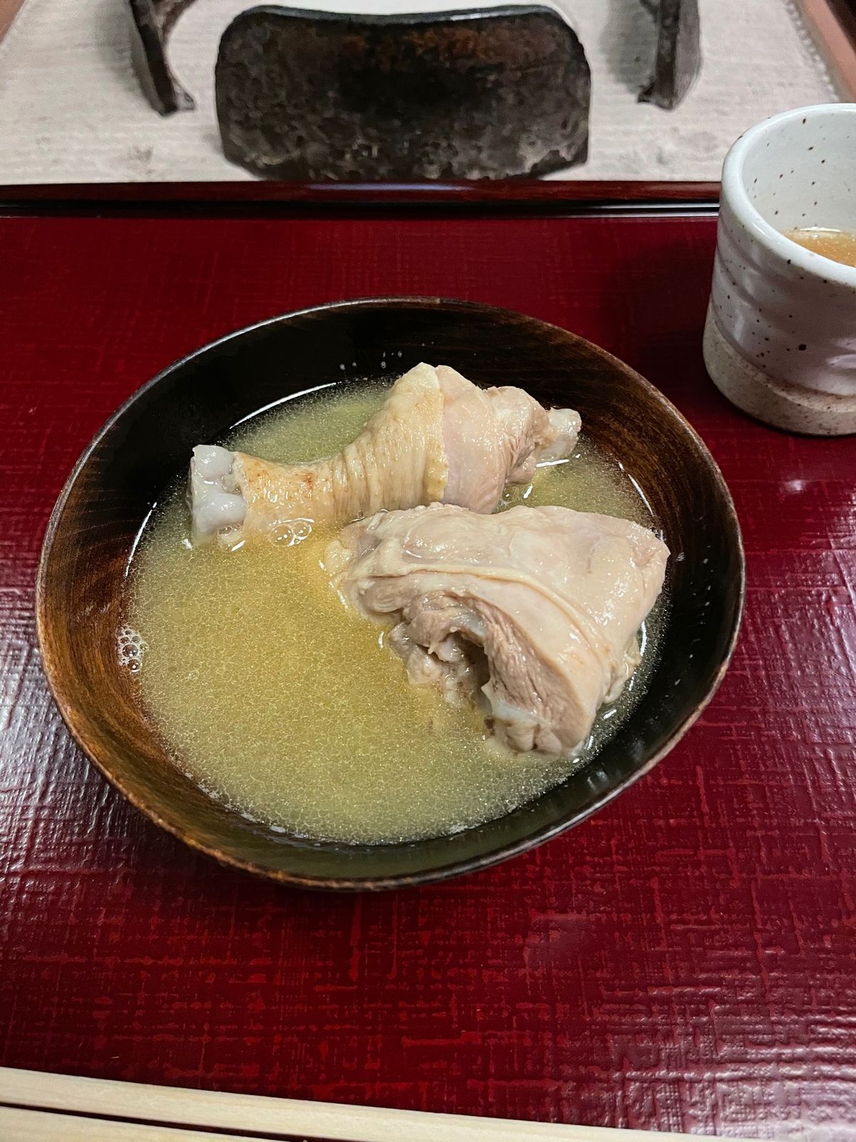都心の料亭もよいですが、非日常の世界観で食べる料理はまた違った感動がございました