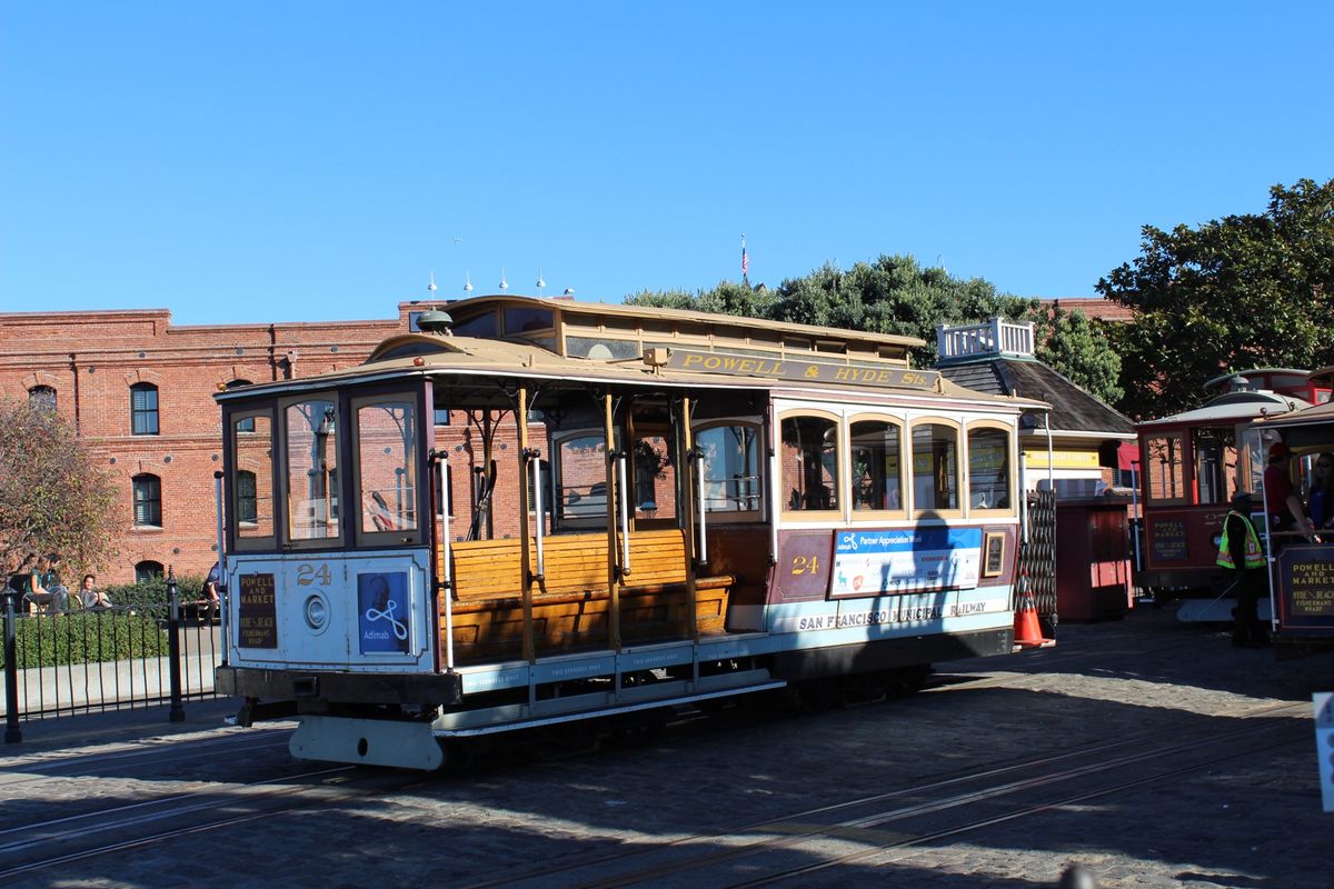 6回目のSan Franciscoだけど、やっぱりCable carの写真...