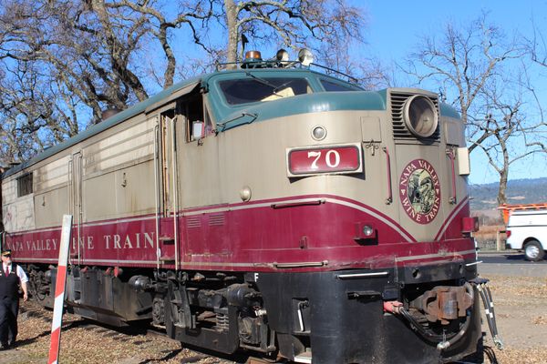 アメリカ(米国)・サンフランシスコ「2014：ASCO-GI@San Francisco」の写真：乗ってはいませんが、Wine train...