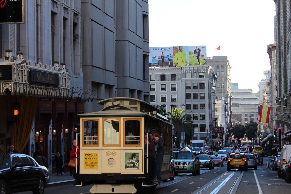 6回目のSan Franciscoだけど、やっぱりCable carの写真...