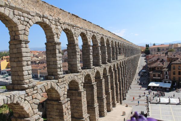 スペイン・マドリード「2014：ESMO@Madrid」の写真：@Segovia③

セゴビアの水道橋は...