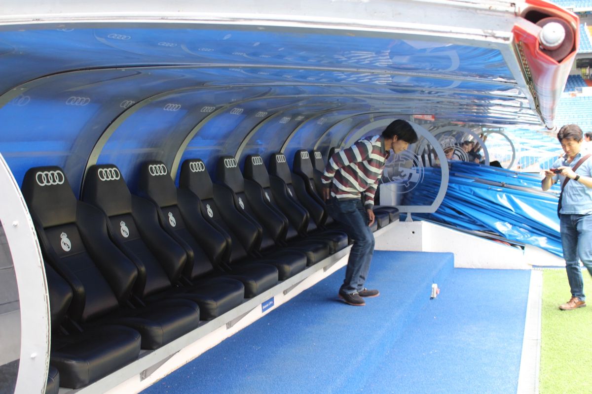 @Estadio Santiago Bernabeu⑧

そしてグラウンド...