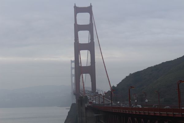 アメリカ(米国)・サンフランシスコ「2015：ASCO-GI@San Francisco」の写真：@Golden gate bridge②...