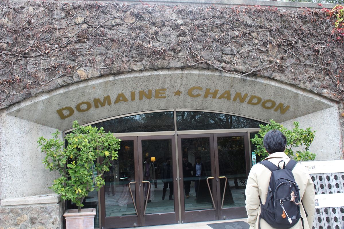 @Domaine Chandon

この年はSonomaを経由してNapa...