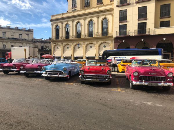 キューバ・ハバナ「死ぬまでに行きたかった国　キューバ」の写真：念願のハバナ〜クラシックカー〜