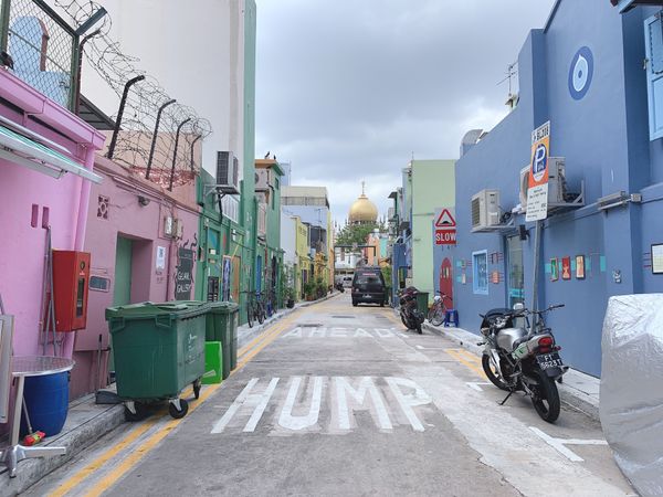 シンガポール・シンガポール「初海外！シンガポール旅行🇸🇬」の写真：アラブストリート
めっちゃ街並み可愛かっ...