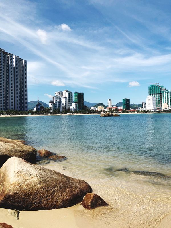 ベトナム・ニャチャン「Nha trang, Dalat」の写真：ニャチャンは都市なのにビーチが綺麗だった...