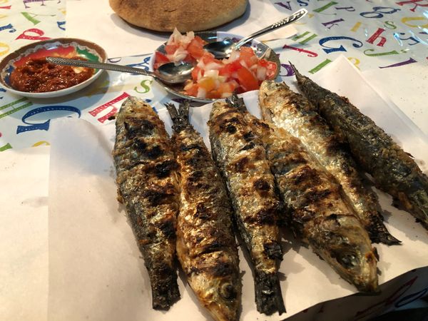 モロッコ・カサブランカ「Casablanka/ Marrakech」の写真：マーケットがすごく良かった。ナタを振りし...