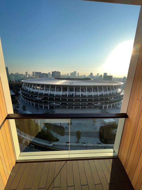 日本「国立競技場前 ステイケーション」の写真：美しい。けど寂しい🥲