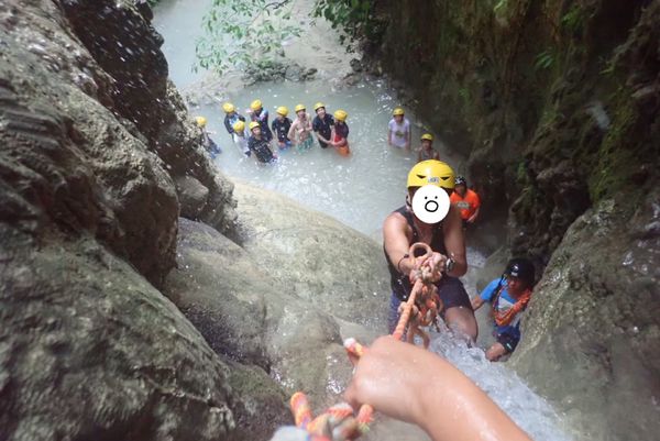 フィリピン・セブ島「セブ島ダイビング」の写真：セブ島、リバートレッキング！
なかなかに...