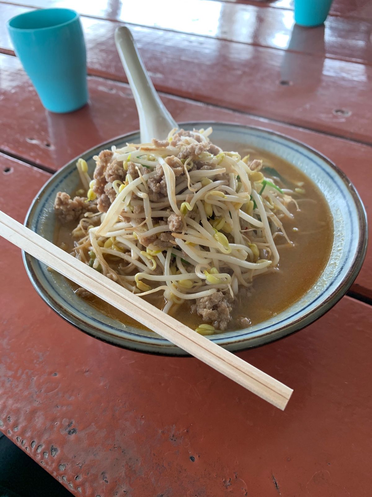 心喜・車海老ラーメン
　　　久米島で一番美味しいお店と思ってます🍜
スリー...