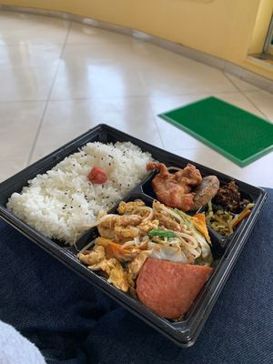 心喜・車海老ラーメン
　　　久米島で一番美味しいお店と思ってます🍜
スリー...