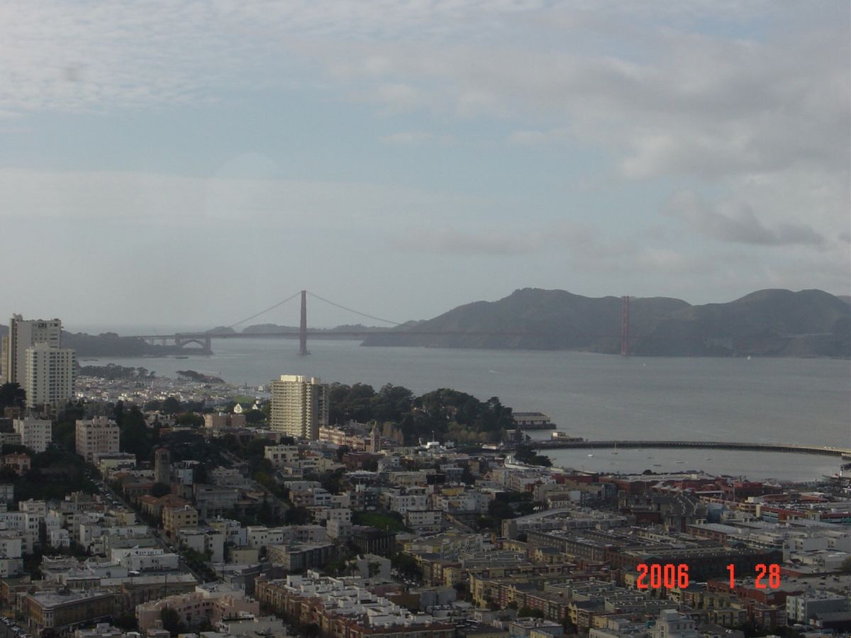 Coit Towerからの眺め🗼