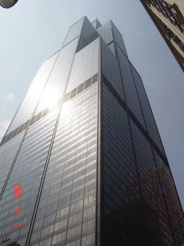 アメリカ(米国)・シカゴ「2007：ASCO@Chicago」の写真：@Sears Tower
今はWilli...