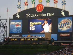 @US Cellular Field
Iguchiも出場して、日本人🇯🇵に...