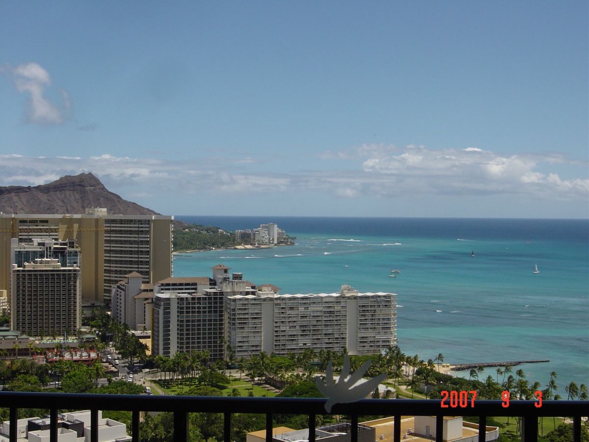 @Hilton Hawaiian Village🏨
眺望は申し分ない‼️義...