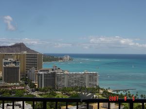 @Hilton Hawaiian Village🏨
眺望は申し分ない‼️義...