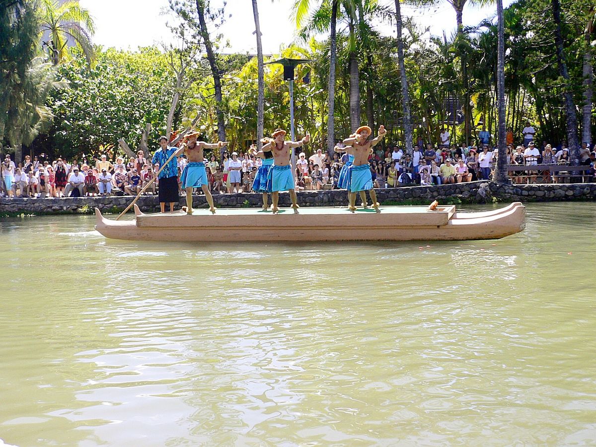 @Polynesian Cultural Center
日本人留学生がツア...