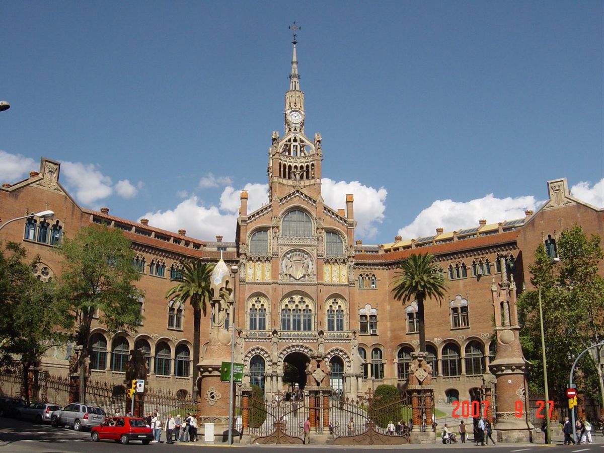 @Hospital de Sant Pau①
サンパウ病院🏥も世界遺産。と...