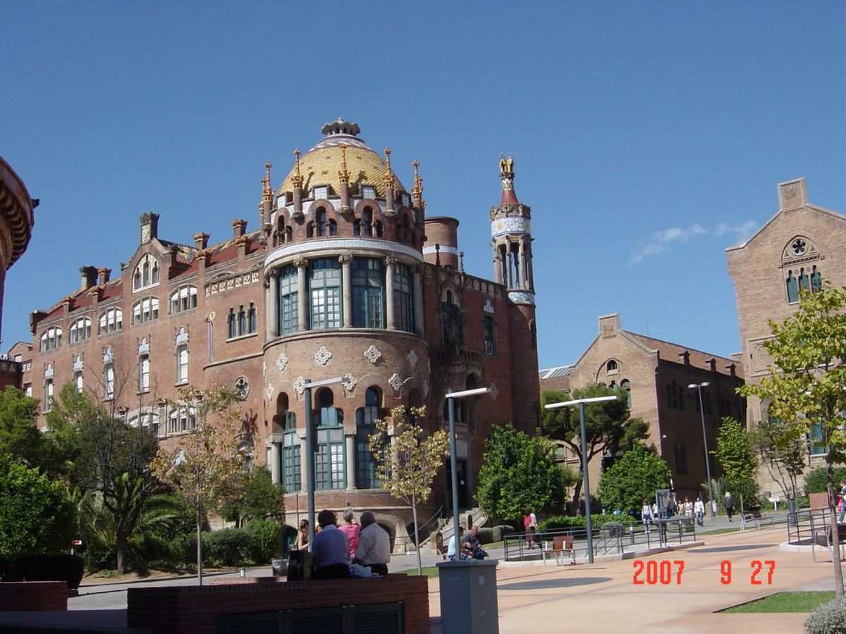 @Hospital de Sant Pau②
という訳で、院内潜入‼️普通...