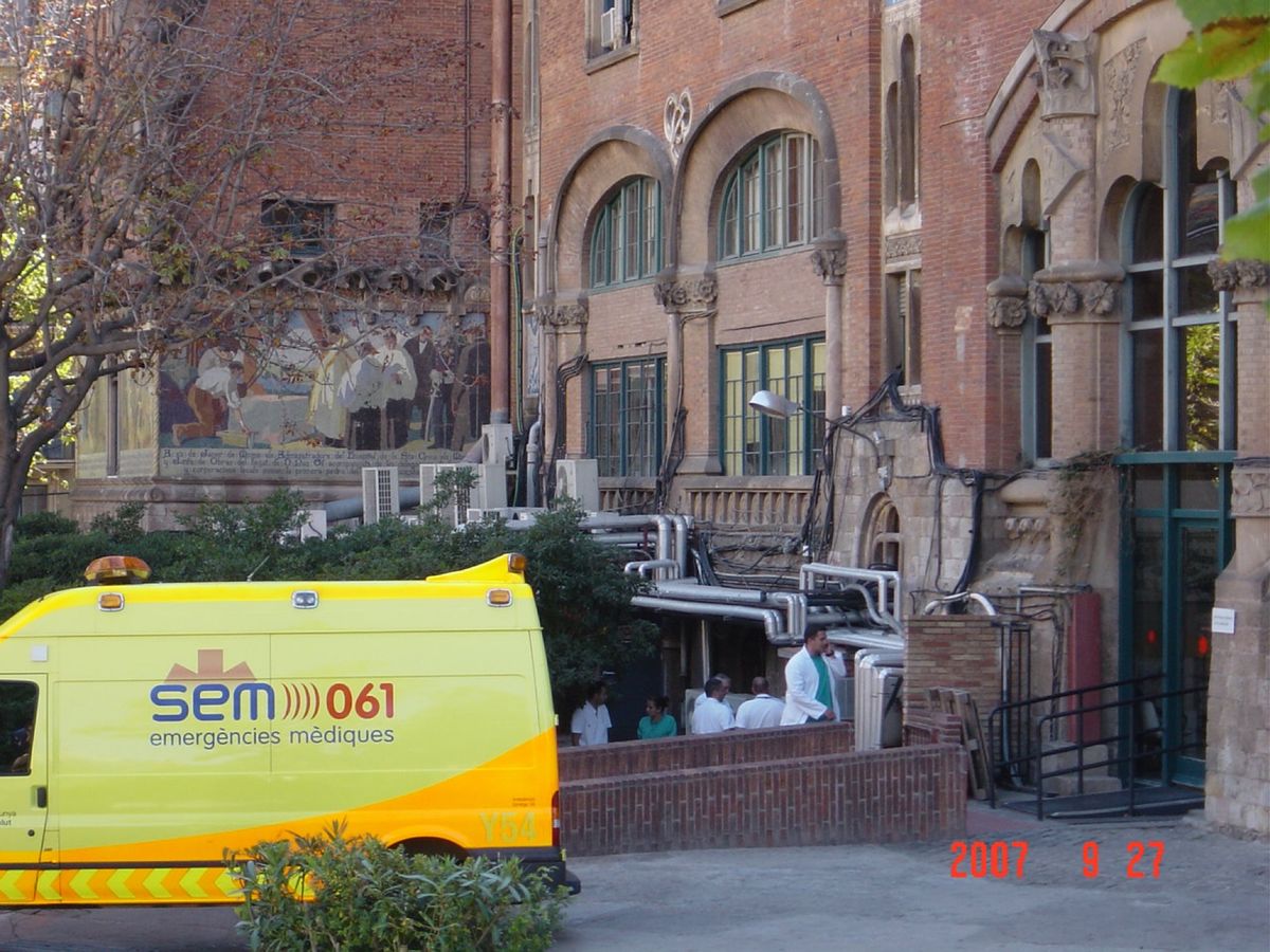 @Hospital de Sant Pau②
という訳で、院内潜入‼️普通...
