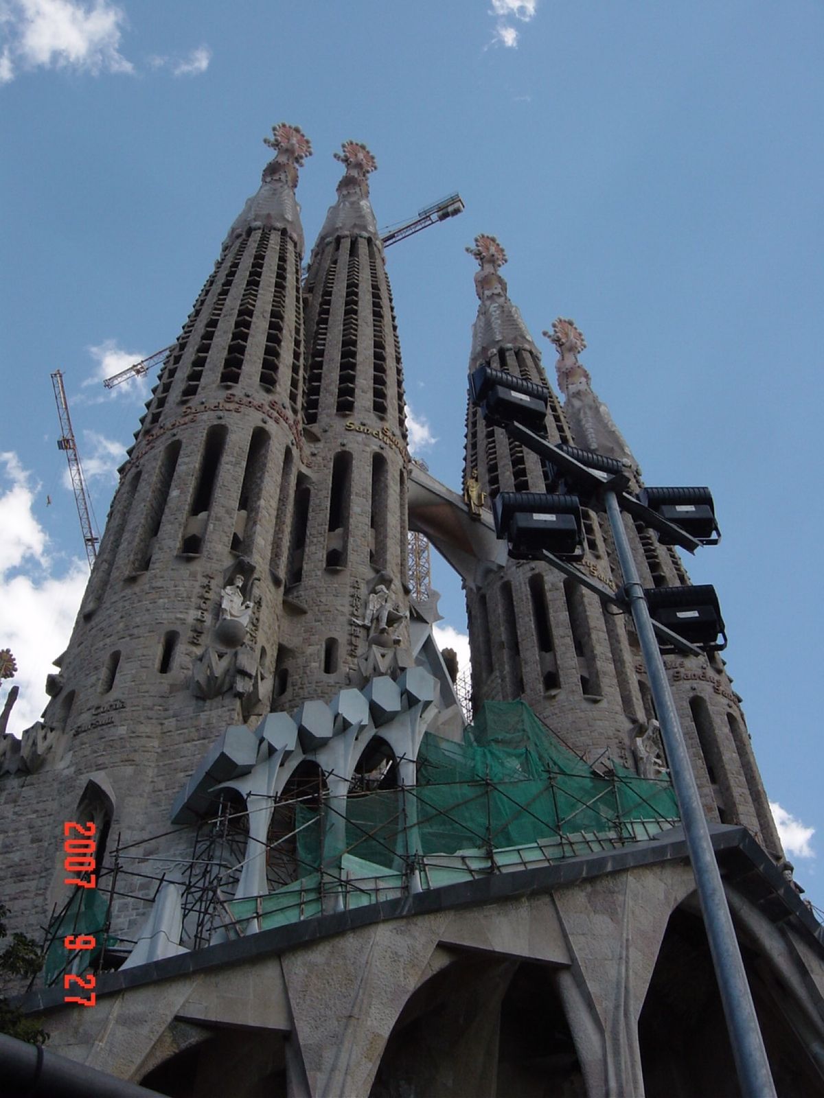 @Sagrada Familia①
出張の締めくくりはBarcelonaの...