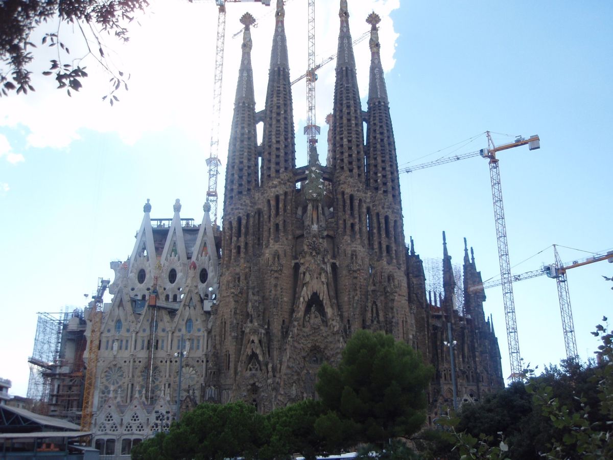 @Sagrada Familia①
出張の締めくくりはBarcelonaの...