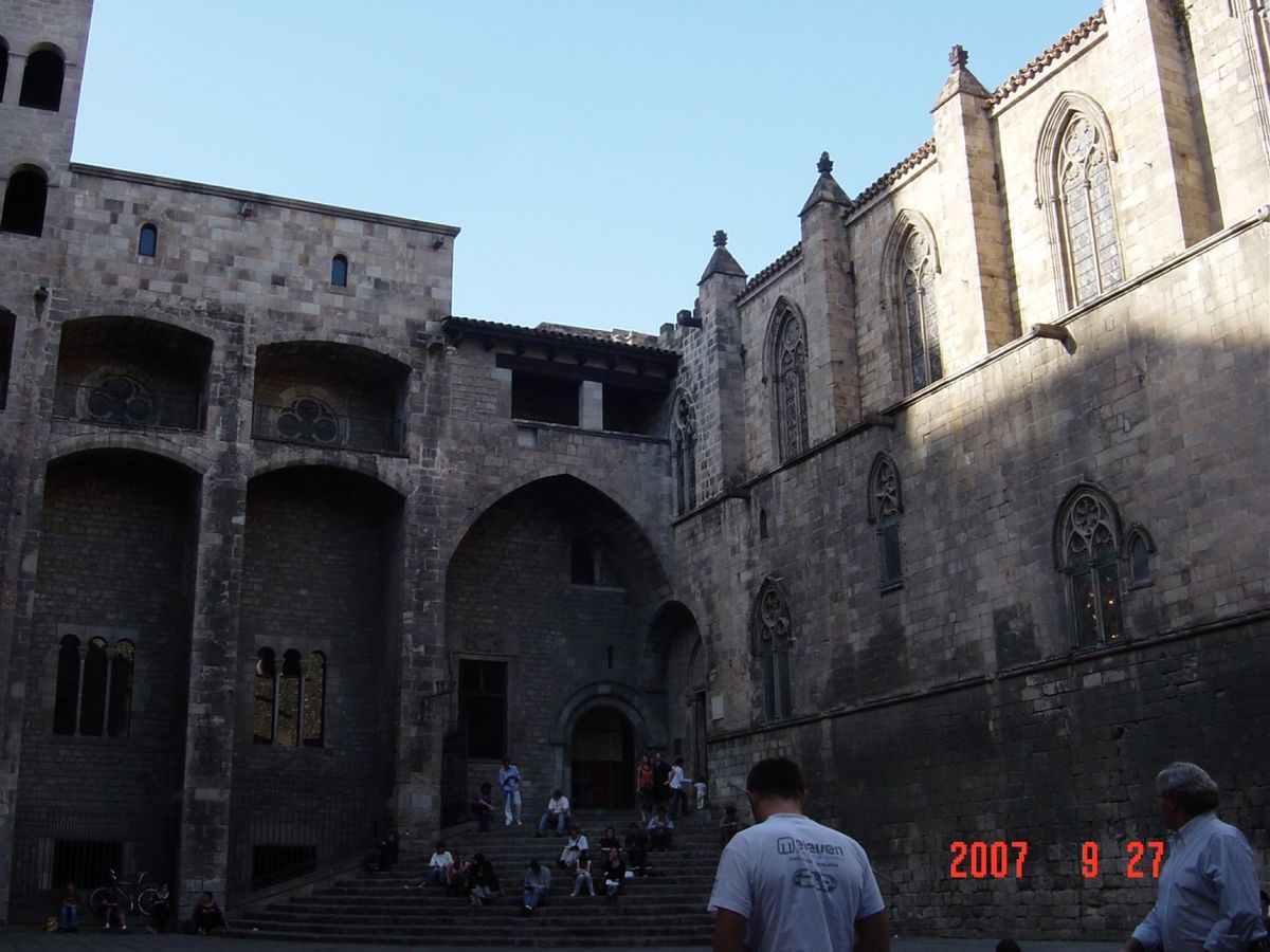 @Placa del Rei
王の広場ってとこですが、写真は残ってるけど、...