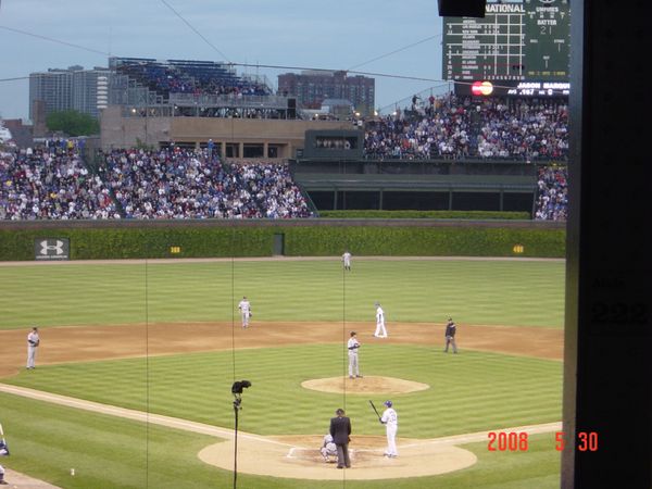 アメリカ(米国)・シカゴ「2008：ASCO@Chicago」の写真：@Wrigley Field
この年もM...