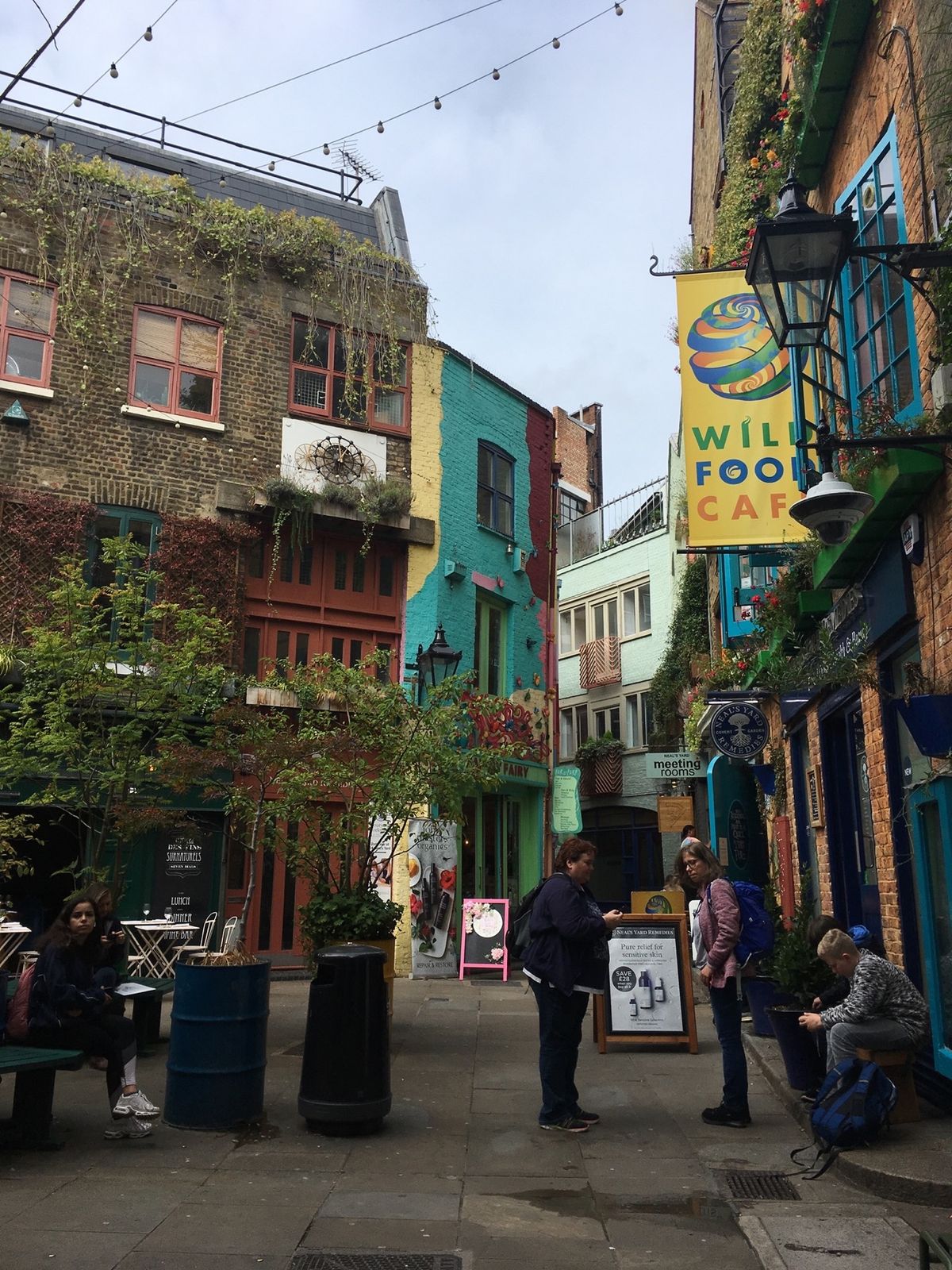 Neal’s yard and a doughnut from St Jo...