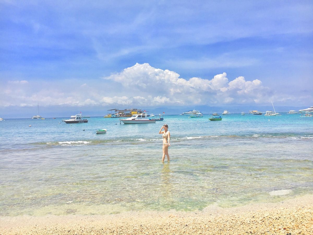 レンボンガン島へ到着⛵️
いつ見返しても、なんて綺麗なんだろう😭✨✨