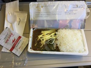 🍴機内食
仁川経由で香港へ。