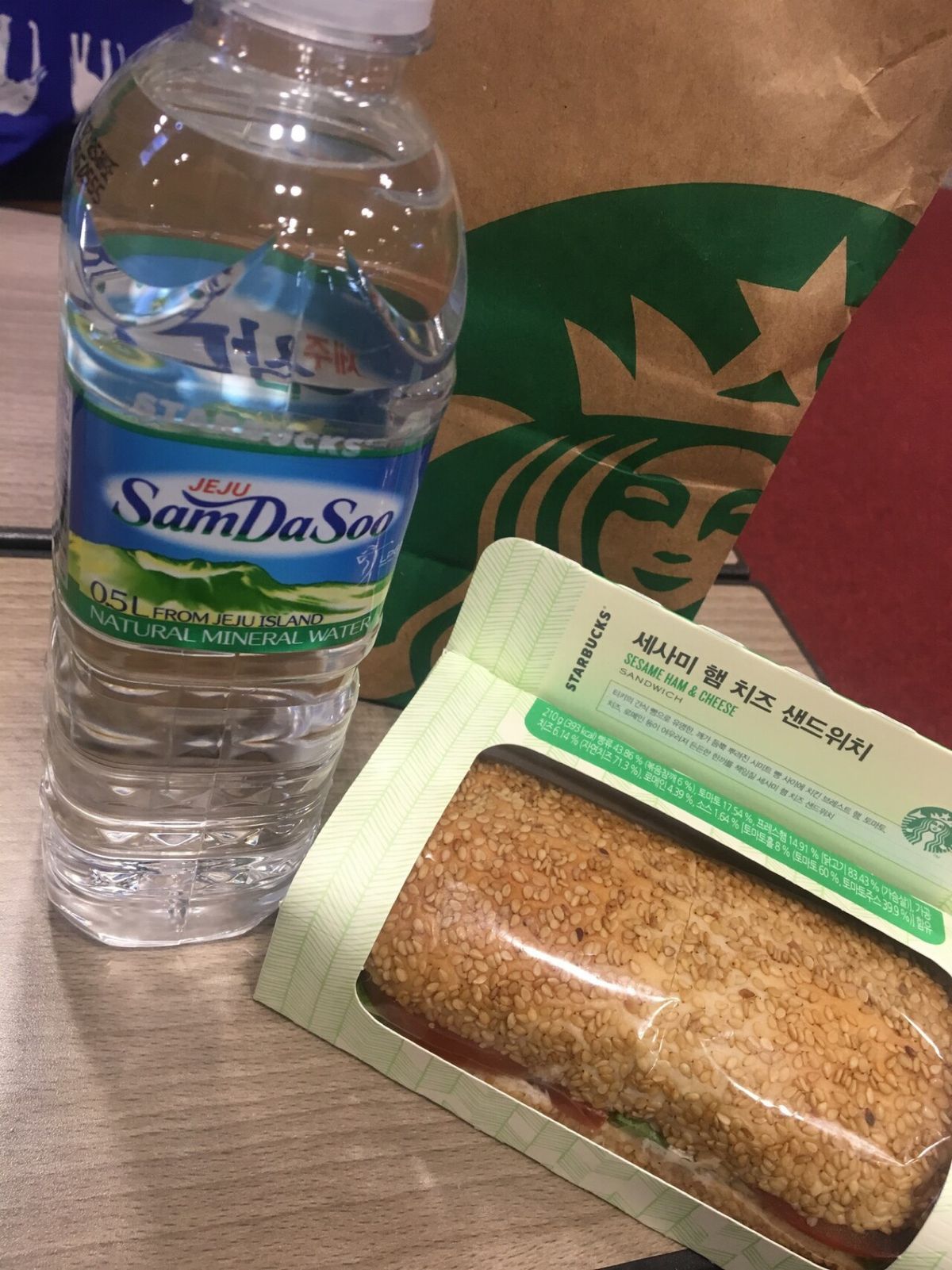 韓国に行くと朝ごはんは大体こんな組み合わせ