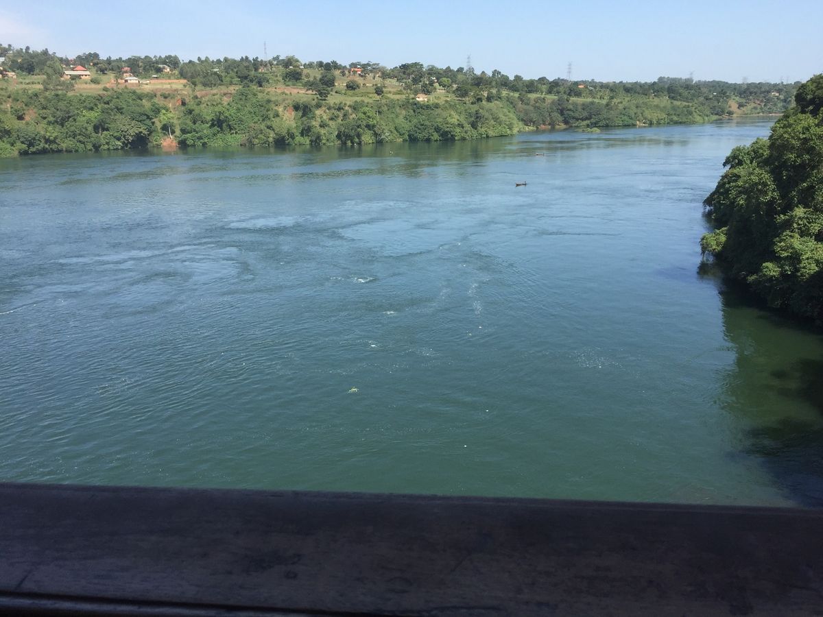 ナイル川でラフティングをした街ジンジャ