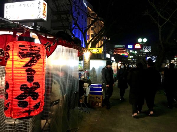 日本・長崎「博多-長崎　家族旅行」の写真：1泊しかしなかった博多だけど、屋台での博...