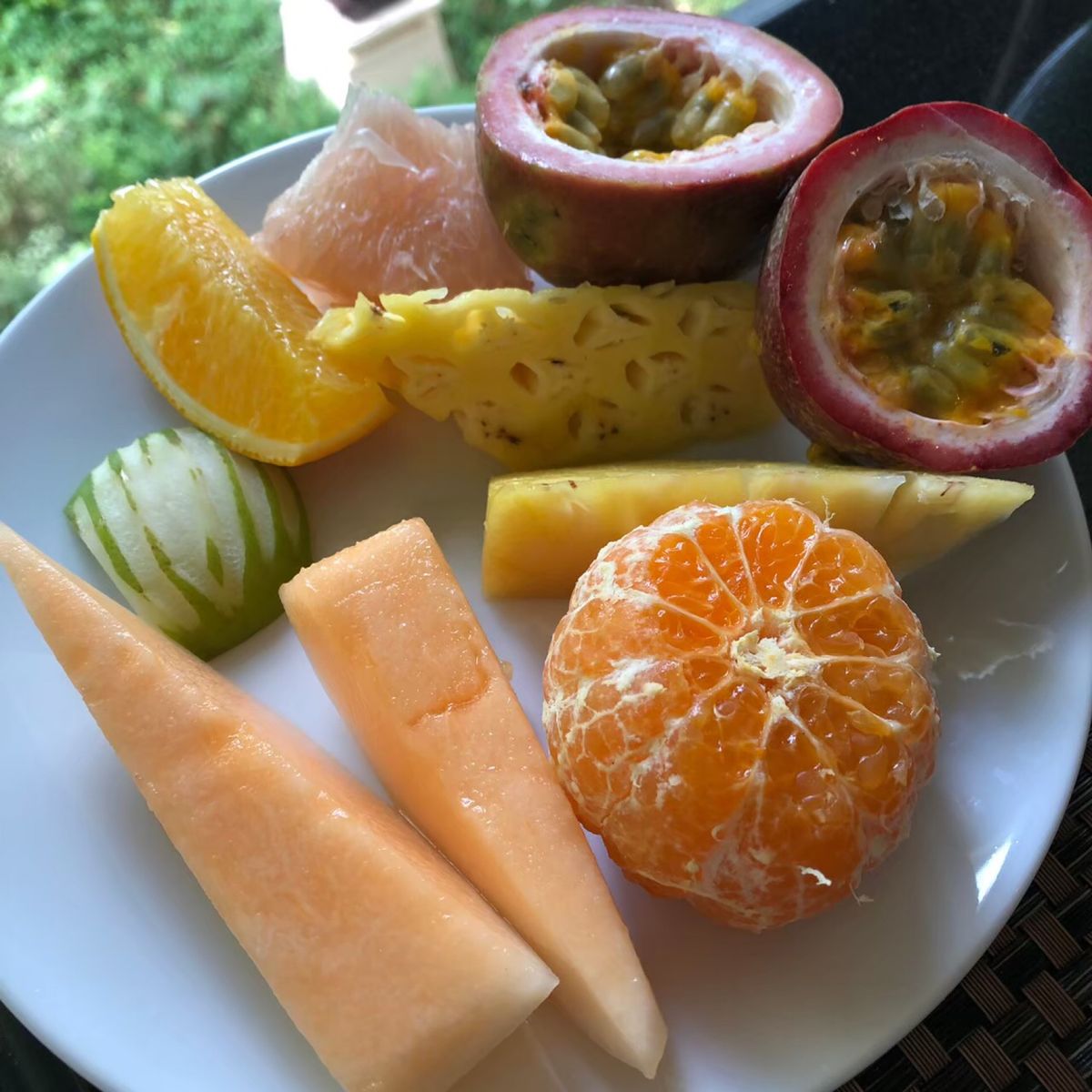 朝食ブッフェのオムレツが最高に美味しかった！
マンゴーをはじめとする南国フ...