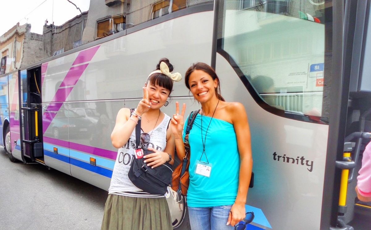 19th Jul. 2013 pic📷

マテーラの美人ガイドさん👸
一緒...