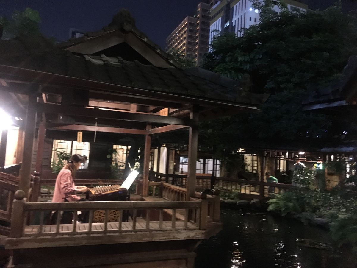 無為草堂　料理はともかく、お茶がおいしい。