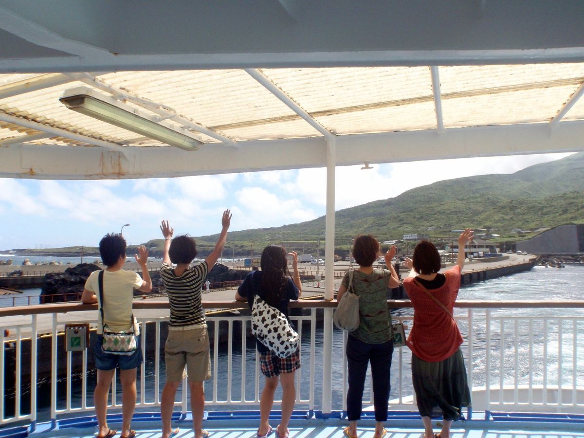 18th Jul. 2012 pic📷

帰りの船🚢*°
まさにぃとのお別...