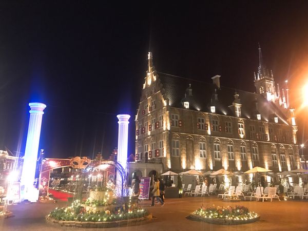 日本・長崎「卒業旅行①長崎 ハウステンボス→福岡　博多🇯🇵」の写真：イルミネーション🌉
噴水ショー