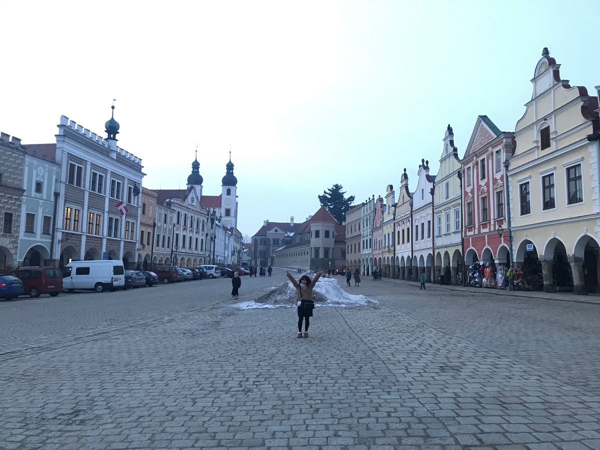 チェコ🇨🇿
テルチ

ここに着いたらまぁ寒くて寒くて、、
でもおときばなし...