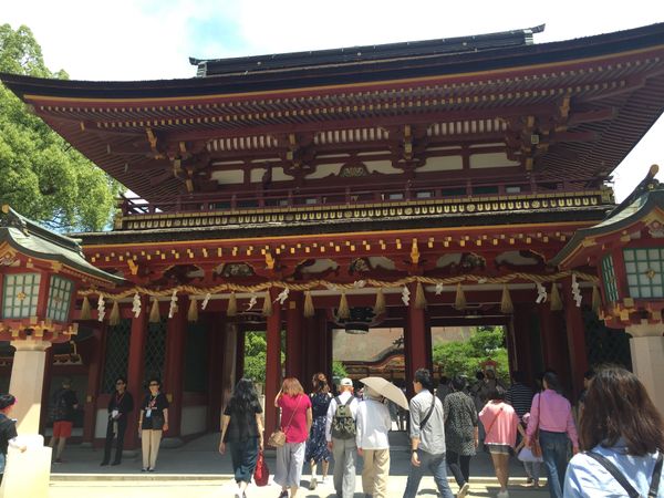 日本・山口県「弾丸福岡〜山口」の写真：帰る前に太宰府へ。
太宰府のスタバはモダ...