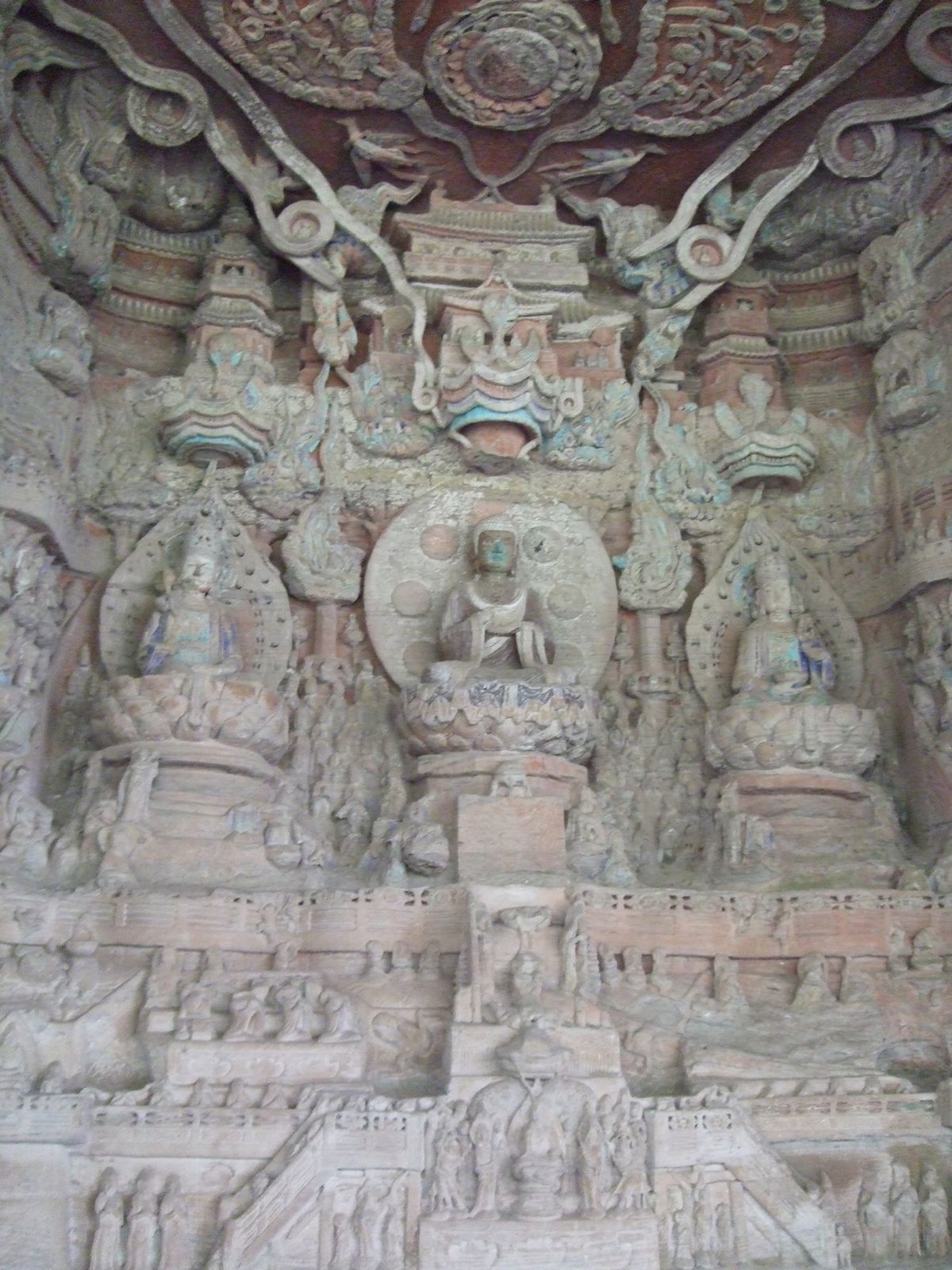 大足の北山石刻　期待以上に素晴らしかった