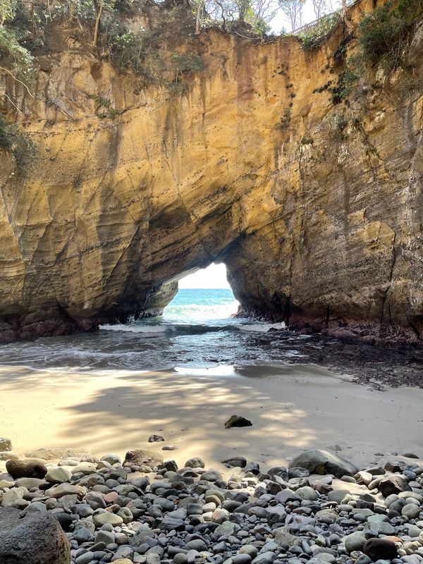 日本・静岡県「南伊豆　下田」の写真：龍宮窟へ

撮影から帰ってきて起きたのは...