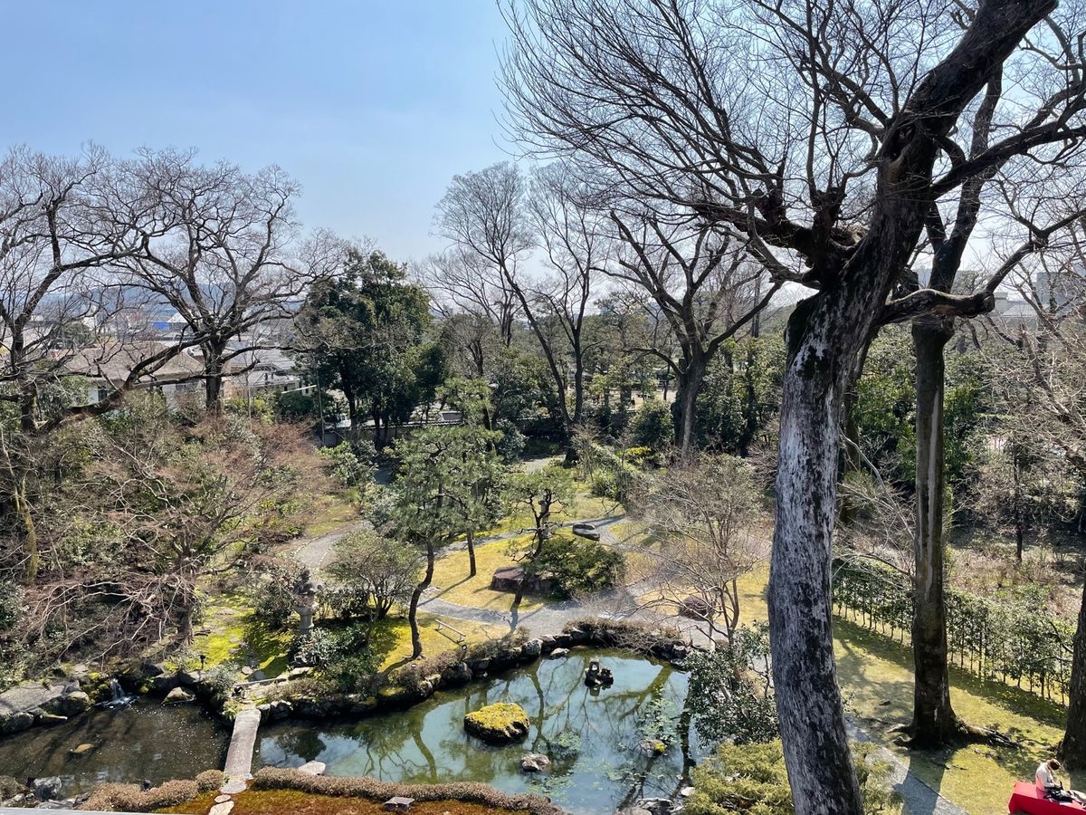 旧三井の下鴨別邸。三階部分が特別に公開中でした。