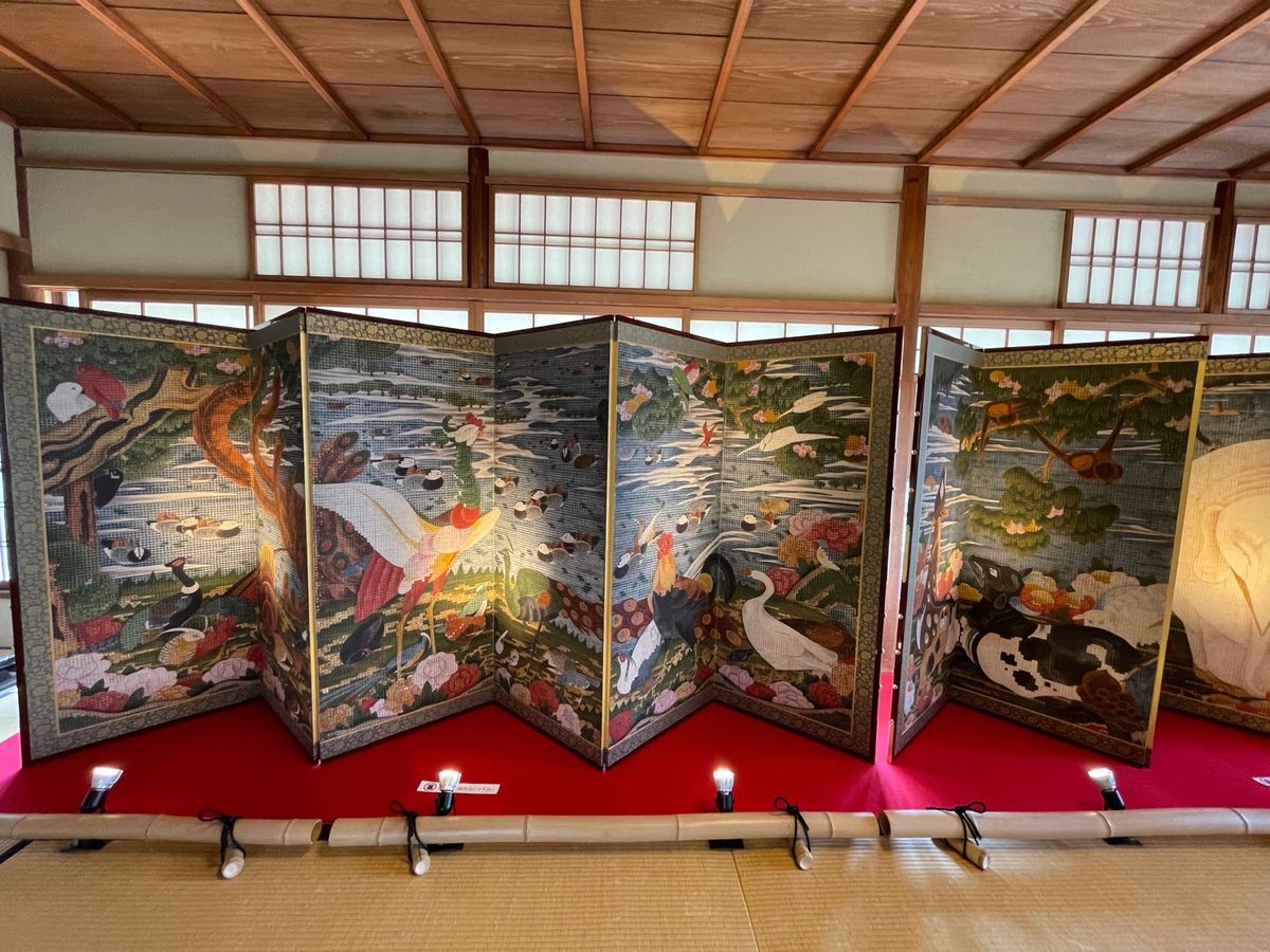 旧三井の下鴨別邸。三階部分が特別に公開中でした。