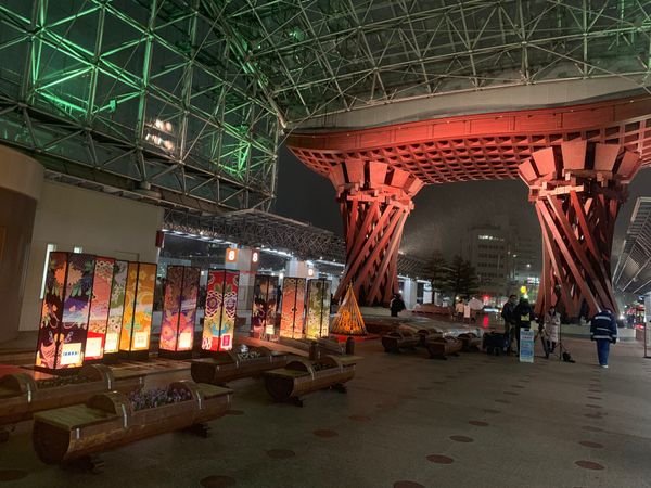 日本・金沢「冬の金沢」の写真：
いつも車だったから駅をちゃんと見たのも...